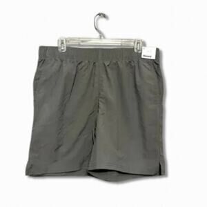 Abound Shorts Elastic Waistband Drawstring Side Pockets Lightweight Gray S NWT